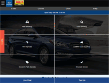 Tablet Screenshot of ganleyparmahyundai.com
